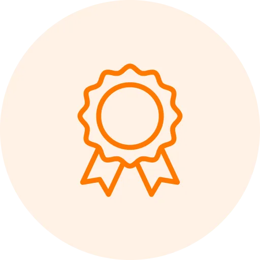 Award ribbon achievement icon