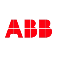 ABB company red logo