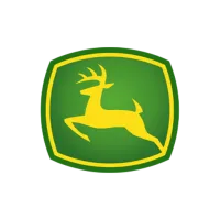 Yellow deer logo on green background